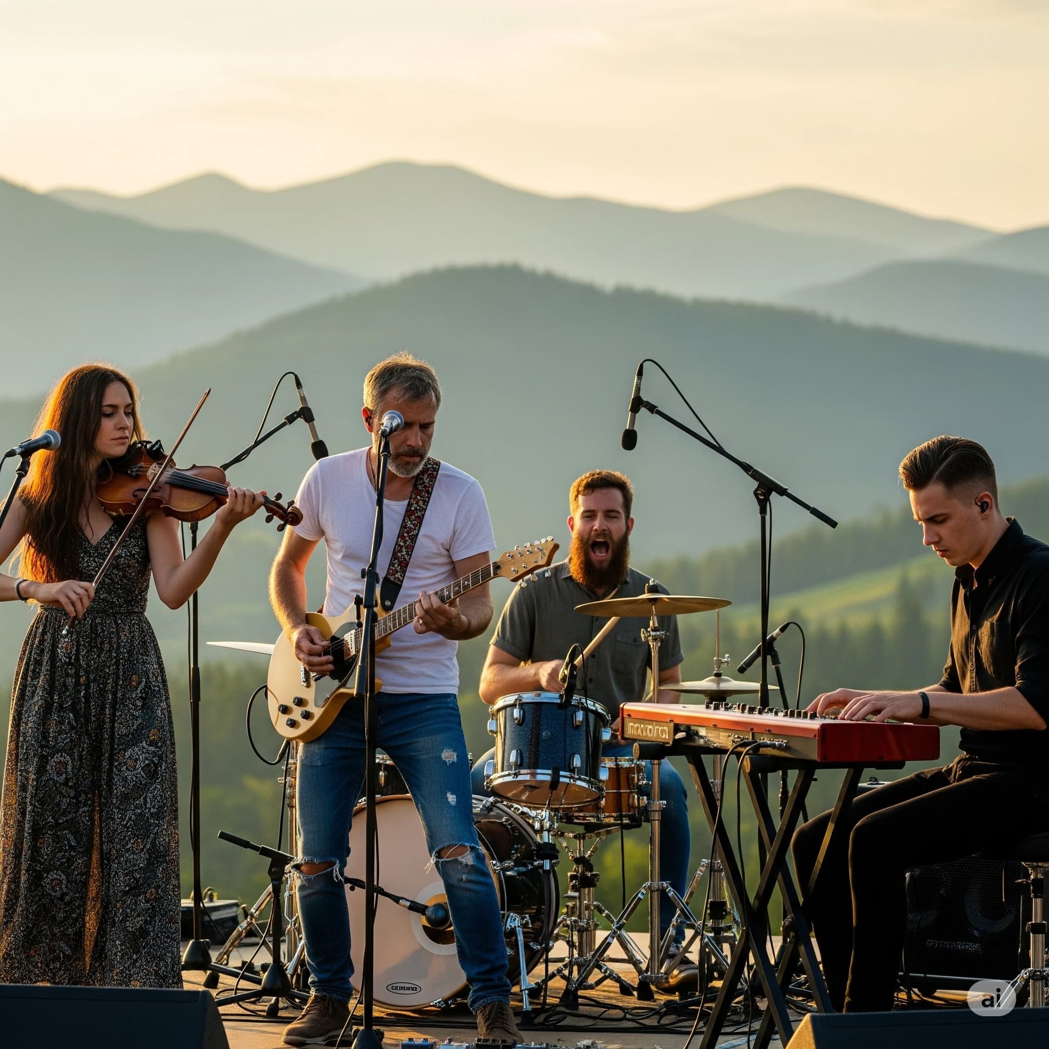 Słuchawki na dysku winylowym